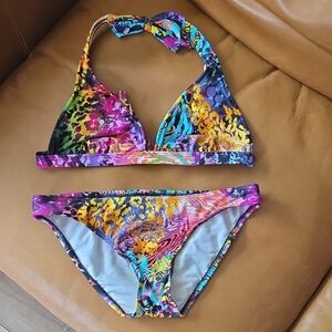Surfside Multicolor Abstract 2 Piece Bikini Set
